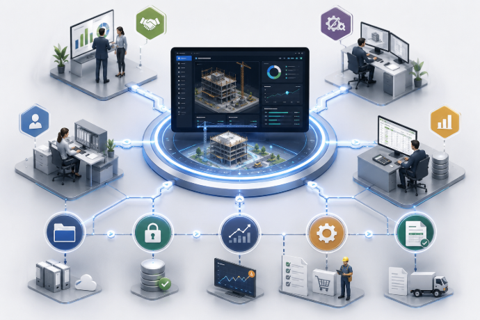 Centro de control ERP para empresas constructoras y reformas