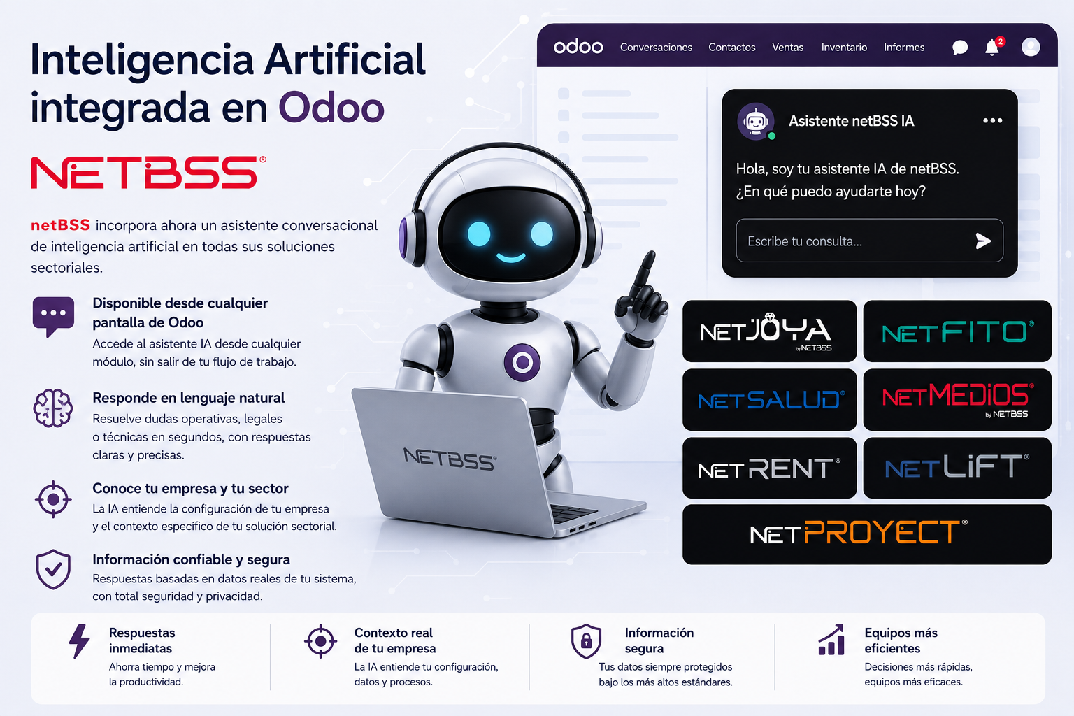 Asistente de inteligencia artificial integrado en Odoo ERP Asistente de inteligencia artificial integrado en Odoo ERP